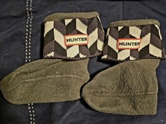 Hunter Kids First Classic Rain Boot INSERT SOCK ONLY Black Size Small