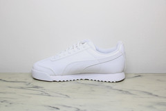 Puma Roma Basic Jr Kids‘ Sneakers – White (US 4.5C) NEW IN BOX