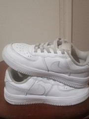Nike Air Force Low Easyon ‚Triple White ‚Toddler Sneakers FN0237-111 Sz. 11C