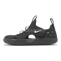 Nike Sunray Protect 4 PS Black White Kids Preschool Strap Sandal HF6277-001