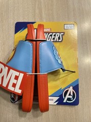 MARVEL’S AVENGERS CHILDREN’S CHARACTER SLIDE SANDALS SIZE 11/12 WITH TAG NEW