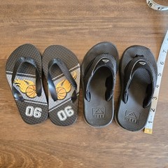 Toddler Sandle Flip-flops Bundle Reef & Off Brand