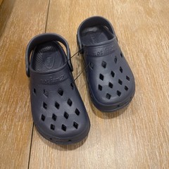 Nothinz Kids Clogs Navy Blue Slip On Beach Pool Shoes Size J4 L6