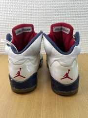 Air Jordan 5 Retro GS Olympic 440888 103 White, Red & Blue Youth Size 6.5Y