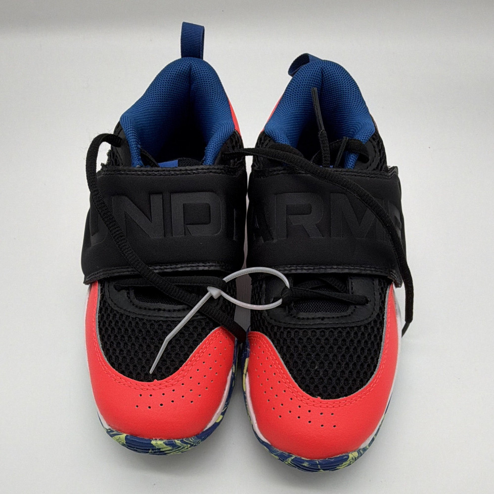 Under Armour UA BPS Assert 10 AC Unisex Kids Athletic Sneaker 2Y Black Red Blue