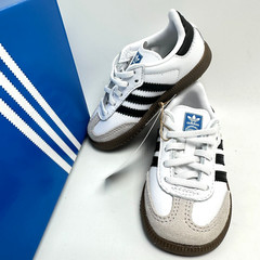 ADIDAS Samba OG EL I Cloud White Core Black Gum IE3679 Toddler shoes 6K