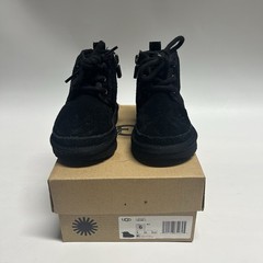 UGG Neumel II Solid Black Suede Toddler Kids Chukka Boots Shoes Size 6C