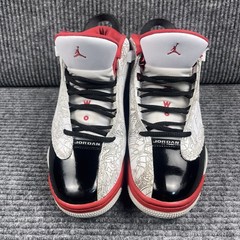 Size 7Y – Jordan Dub Zero 2022 Mid Black white Varsity Red DV1360-160
