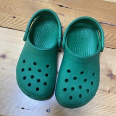 ICONIC CROCS COMFORT C10 Toddler Green Closed Toe Clog Sandals Child 9