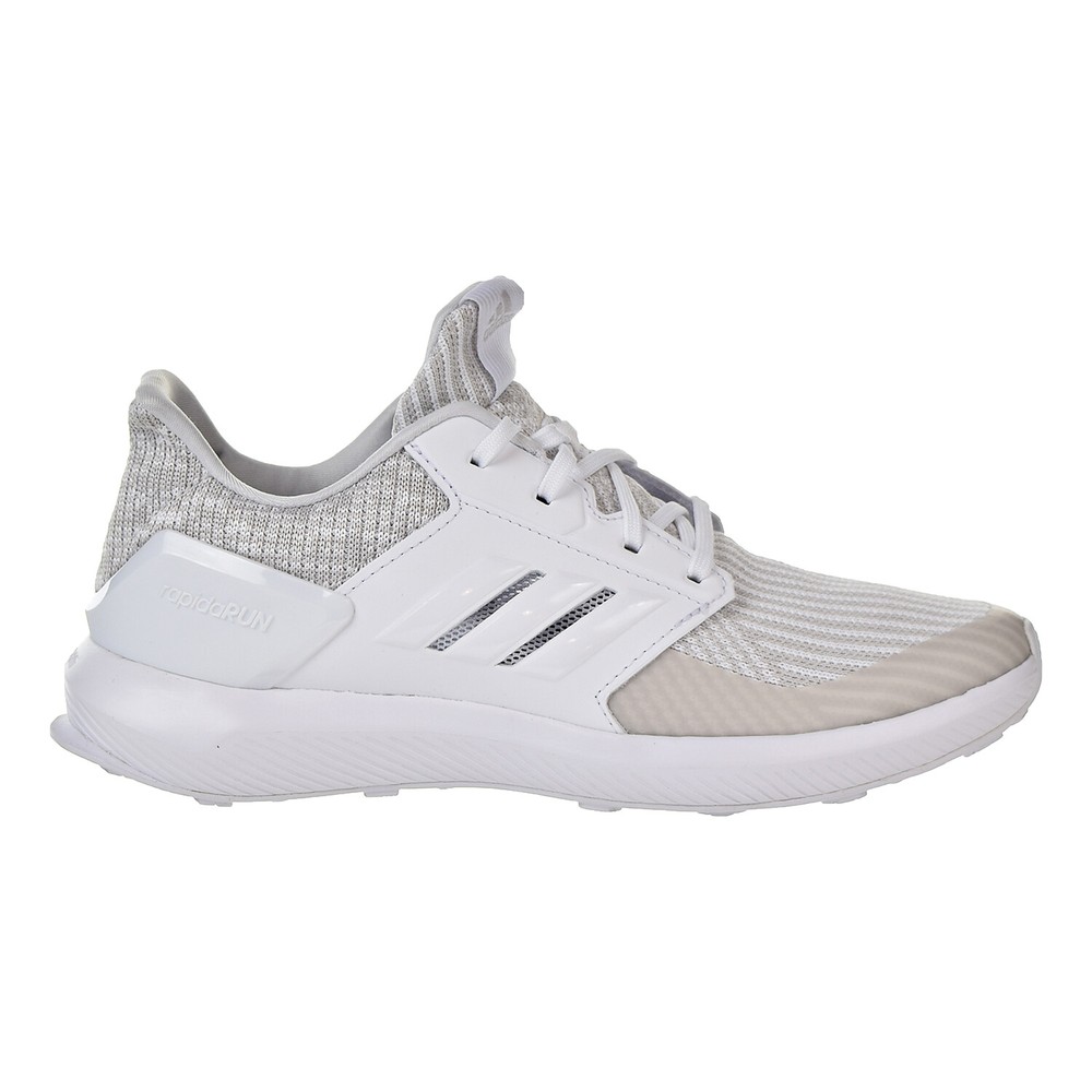 Adidas RapidaRun Knit Big Kid’s Running Shoes Grey-White DB0215