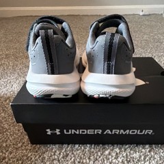Under Armour UA BPS Assert 10 AC Kids‘ Athletic Sneakers Gray/Red Size 11K