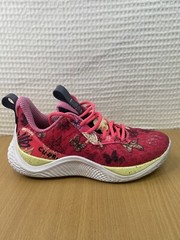 UNDER ARMOUR Curry Flow 10 Unicorn & Butterfly Girl Dad Shoes Size 4.5 Youth
