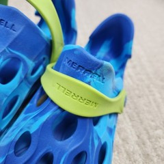 Merrell Kids Hydro Moc Blue Lime Green Water Shoes Clogs MRS-1480-1 Size 7
