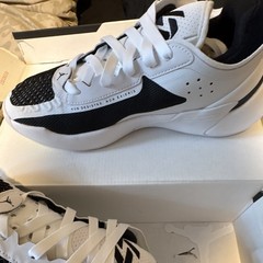 Jordan Luka 1 (GS) White/Black/Volt Basketball Sneaker Kids US 5Y