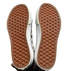 Vans Kids Old School Low Silver Black & White Checkerboard Skate Shoes Size 2