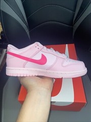 Nike Dunk Low ‘Triple Pink’ Pre School PS 3Y (DH9756-600) BARBIE PINK