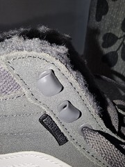 VANS Filmore High Vansguard Lined Sherpa High Top Sneakers Gray/White/Black US 6