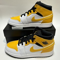 Air Jordan 1 Mid University Gold Big Kids Size 4.5Y Youth GS (EU36.5) 554725-170