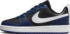 NIKE Court Borough Low 2 (PSV) Midnight Navy/White-Black SIZE: 4.5 Youth 6 Women