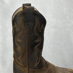 Cody James BBSC1904 Brown Leather Square Toe Western RIGHT ONLY Boot Youth 11D