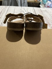 NWT Thereabouts Big Kids’ Sandals-Cognac with Buckle Straps-Size 5