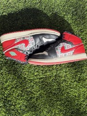 Nike Air Jordan 1 Mid ’23‘ trainers ugly sweater #jordan1 #basketball size 6.5Y