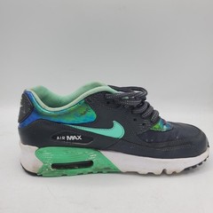Nike Air Max 90 SE Leather Shoe 859633-001 Mermaid Gray Green – 6.5 Y – 8 W