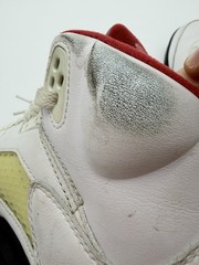 Nike Air Jordan 5 Retro Mid Fire Red Size 6.5Y White Red #440888-102
