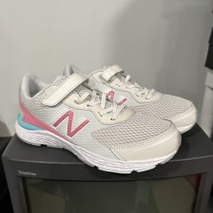 New Balance 680v6 Bungee Gray Pink YA680PS6 Youth Size 6.5