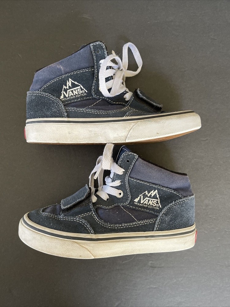 Vans Mountain Edition kid Size 1 Blue suede/canvas Skateboard Shoes