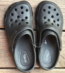 Rubber Clogs, Unisex Adults Size 7, Black
