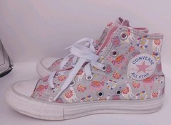 Converse Chuck Taylor All Star High Top Youth Juniors Size 1 Llama Party Design