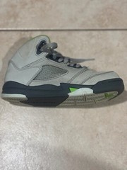 Jordan 5 Retro Green Bean Pre School PS Kids Size 13C DQ3735-003 Reflective Shoe