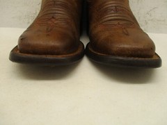 ANDERSON BEAN BOOTS Brown Square Toe Boots Youth Kids size 10 Style 7011
