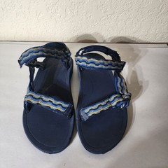 Teva Hurricane XLT2 Navy Blue Geometric Strappy Hiking Sandals 1019390Y Kids 6