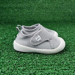 BMCITYBM Walking Shoes Unisex Kids Size 5 Grey Mesh Slip On Sneakers W21SS505