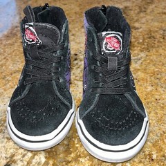 Vans Hi Zip Back The Nightmare Before Christmas Glow in the Dark Kids Sz 6.5
