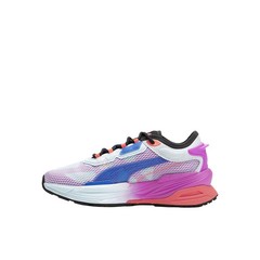 PUMA Extent Nitro Ultraviolet Lace Up Youth Girls Purple, White Sneakers Casual