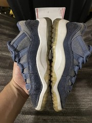 Air Jordan 11 Retro Low Blue Moon 2016 Size 11c Kids RESTORATION READ