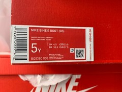 Nike Binzie Boot (GS) US Shoe Size 5Y – 7Y (BQ5380 003) Grey/Violet „BOX NO LID“