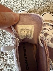 Converse Chuck Taylor All Star Disco Lilac High Top Sneakers A14333C Y Size 3.5
