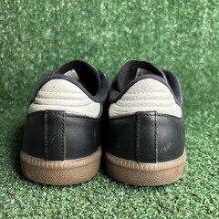 Adidas Samba Classic Leather Suede Gum Sole Soccer Sneakers Black Kids Size 1.5