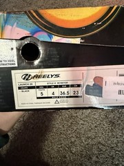 Heelys Launch 20 Black Wheeled Sneakers Youth US 5 EU 36.5 Fabric Low Top