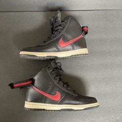 NIKE VANDAL Size 5Y Sneakers BLACK RED (314674-061)