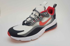 Nike Air Max 270 React GS Iron Grey University Red BQ0103-013 Sz 6 Youth/Wmn 7.5