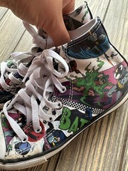 Converse All Star Batman Chuck Taylor Kids High Top 80th Anniversary Size 2
