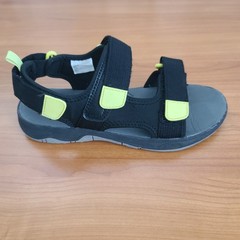 Cat & Jack Sandals Youth 4 Sport Strappy Faux Leather Hook & Loop Comfort