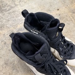 Nike Little Posite One Size 7Y Light Orewood Foamposite FQ1930-001 *DISTRESSED*