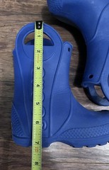 CROCS HANDLE IT BLUE WATERPROOF RAINBOOTS No. 12803 CHILD’S SIZE C8