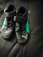 puma black and green size1 for kids